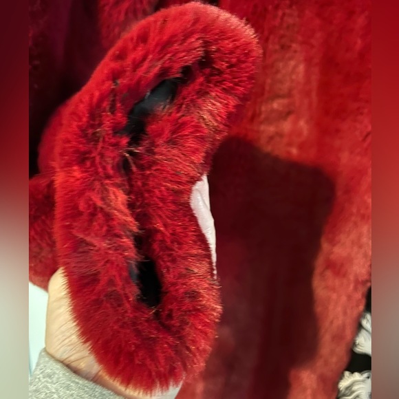 Sandro faux fur coat size L - Picture 3 of 11